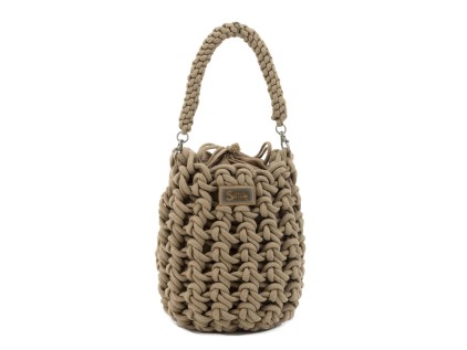 Bucket cord CELINE camel